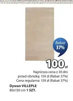 JYSK Dywan Villeple 80x150 cm oferta