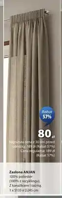 JYSK Zasłona Anjan oferta