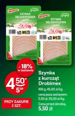 Żabka Szynka z kurcząt Drobimex oferta