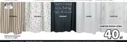 JYSK Zasłona prysznicowa Storebro 150x200 cm oferta