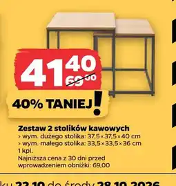 Netto Zestaw 2 stolików kawowych oferta