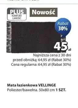 JYSK Mata łazienkowa Vellinge 50x80 cm oferta