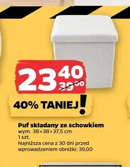 Netto Puf składany ze schowkiem oferta