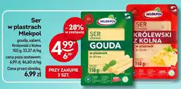 Żabka Ser Królewski z Kolna w plastrach Mlekpol oferta