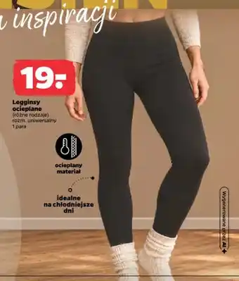 Legginsy ocieplane