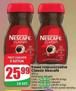 Dino Kawa rozpuszczalna Classic Nescafé oferta