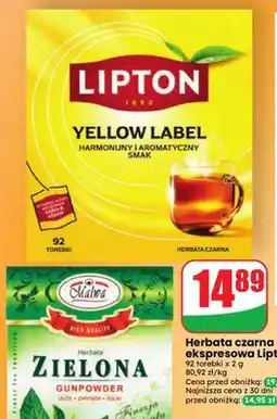 Dino Herbata czarna ekspresowa Lipton oferta