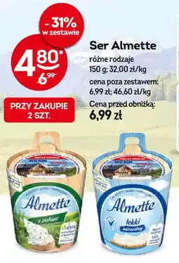 Żabka Ser Almette lekki naturalny oferta
