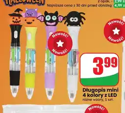 Dino Długopis mini 4 kolory z LED oferta