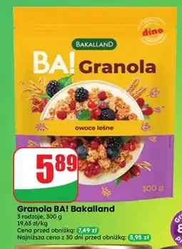 Dino Granola BA! Bakalland oferta