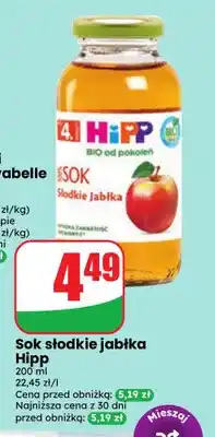 Dino Sok słodkie jabłka HiPP oferta