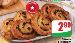 Dino Ślimak z kremem budyniowym i czekoladą oferta