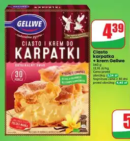 Dino Ciasto karpatka + krem Gellwe oferta