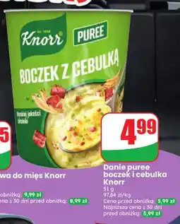 Dino Danie puree boczek i cebulka Knorr oferta