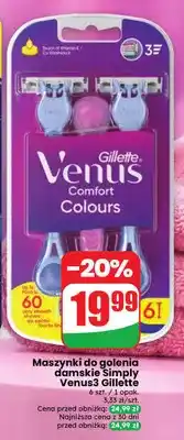 Dino Maszynki do golenia damskie Simply Venus3 Gillette oferta