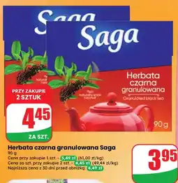 Dino Herbata czarna granulowana Saga oferta