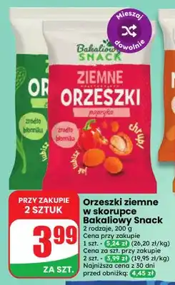 Dino Orzeszki ziemne w skorupce Bakaliowy Snack oferta