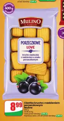 Dino Ciastka kruche z nadzieniem porzeczkowym Mulino oferta