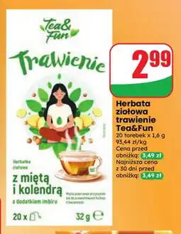 Dino Herbata ziołowa trawienie Tea & Fun oferta