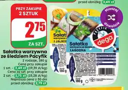 Dino Sałatka warzywna ze śledziem Pacyfik Dega oferta