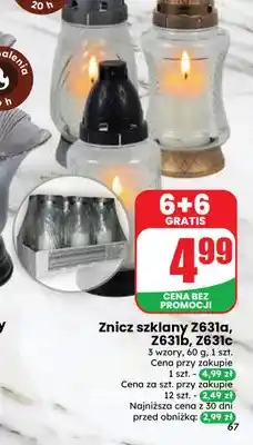 Dino Znicz szklany Z631a oferta