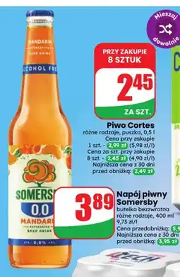 Dino Napój piwny Somersby oferta