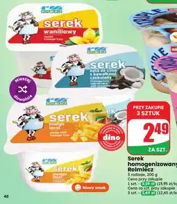 Dino Serek homogenizowany waniliowy Rolmlecz oferta