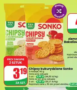 Dino Chipsy kukurydziane Sonko oferta