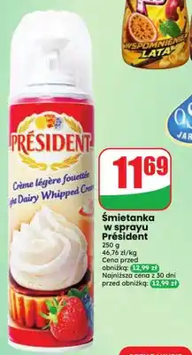 Dino Śmietanka w sprayu Président oferta