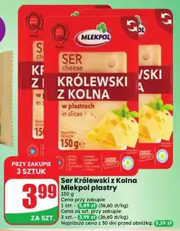 Dino Ser Królewski z Kolna w plastrach Mlekpol oferta