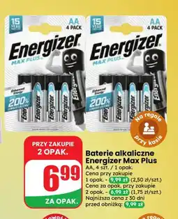 Dino Baterie alkaliczne Energizer Max Plus Aa 4-pak oferta