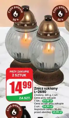 Dino Znicz szklany L-2690 oferta