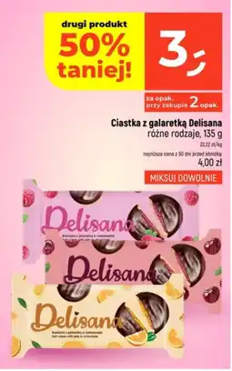 Dealz Ciastka z galaretką Delisana oferta
