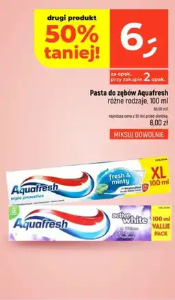 Dealz Pasta do zębów Aquafresh oferta