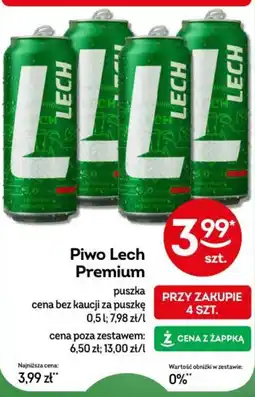 Żabka Piwo Lech Premium oferta