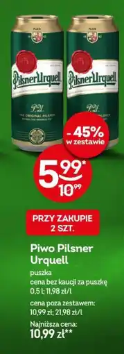 Żabka Piwo Pilsner Urquell oferta