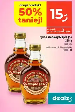 Dealz Syrop klonowy Maple Joe oferta