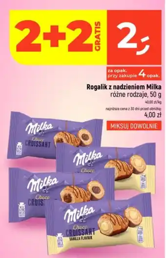 Rogalik z nadzieniem Milka