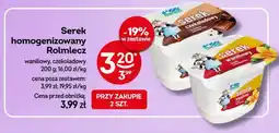Żabka Serek homogenizowany Rolmlec oferta