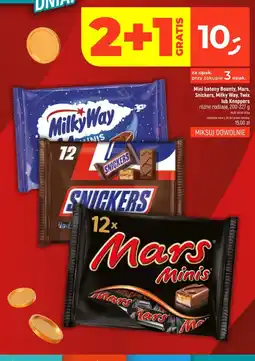 Dealz Mini batony Milky Way, Snickers, Mars, Twix lub Knoppers oferta