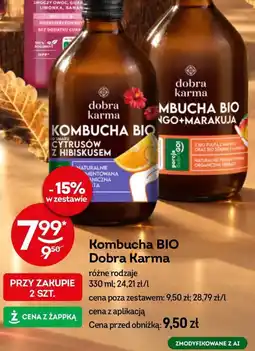 Żabka Kombucha bio dobra karma oferta