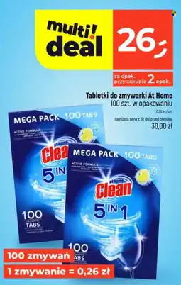 Dealz Tabletki do zmywarki At Home oferta