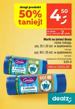 Dealz Worki na śmieci Gosia oferta