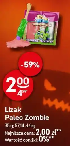 Żabka Lizak Palec Zombie oferta
