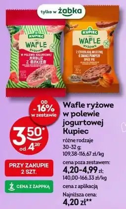 Żabka Wafle ryżowe Kupiec oferta