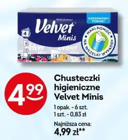 Żabka Chusteczki higieniczne Velvet Minis oferta