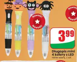 Dino Długopis mini 4 kolory z LED oferta