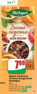 Dino Napar owocowy Zimowe rozgrzanie Herbapol oferta