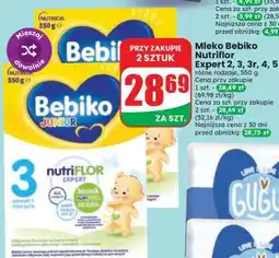 Dino Mleko Bebiko Nutriflor Expert 2, 3, 3r, 4, 5 oferta