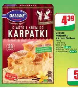 Dino Ciasto karpatka + krem Gellwe oferta